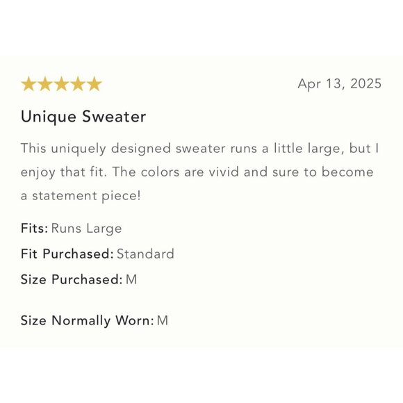 NWT Size M - Anthropologie Oversized Graphic Monogram Sweater (NWT US$ 158) - Picture 11 of 16